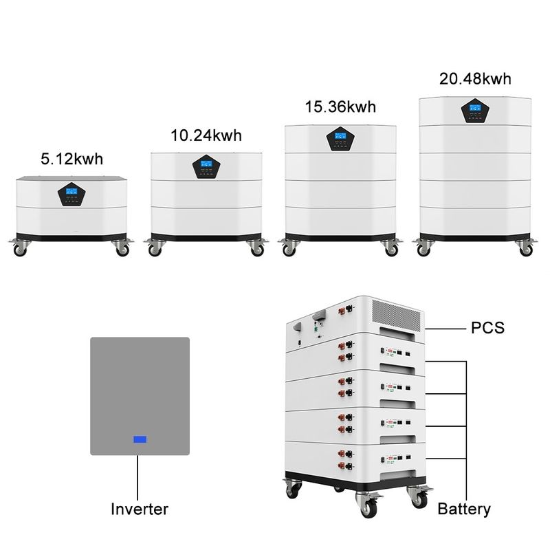 Système de stockage d'énergie à batterie au lithium stable de 8,7 Kwh pour indicateur LED
