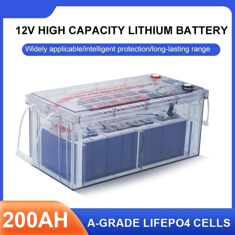 Vente à chaud 25,6V batterie rechargeable pour véhicule de tourisme Voiture de golf batterie LiFePO4 Akku 12V 24V 100Ah 200Ah Lithium Phosphate Batt
