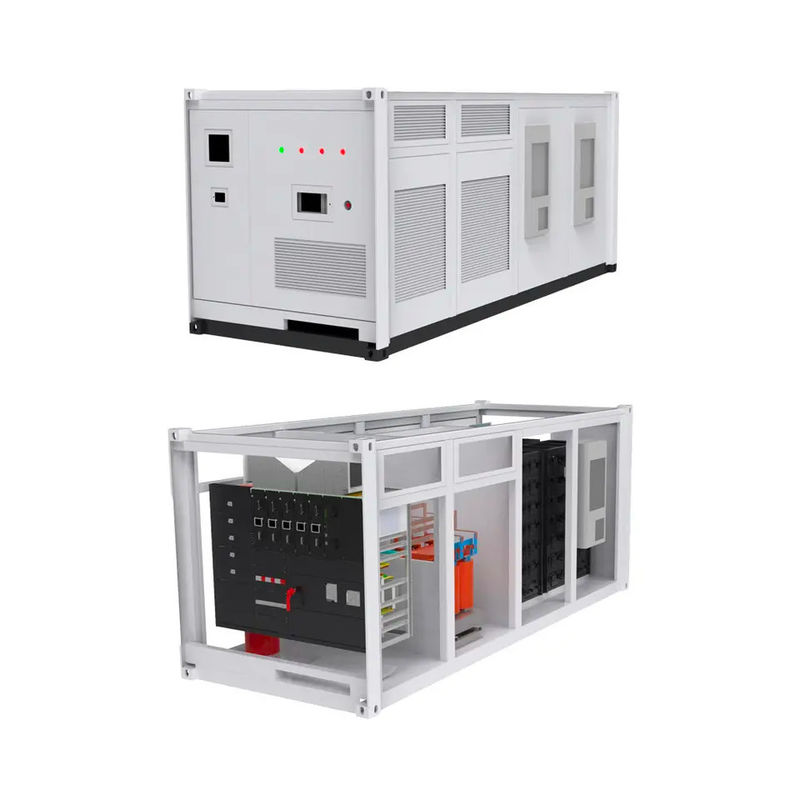 ESS 10 ans Durée de vie Armoire à batterie extérieure 1MWh 5MWh 10MWh 20ft 40ft Récipient Système de stockage d'énergie à batterie solaire