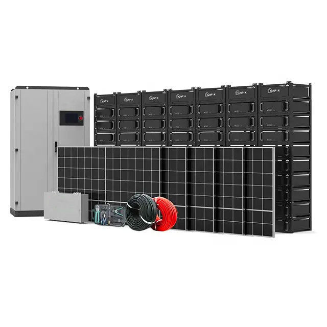 Système de stockage d'énergie solaire de 100 kW 200 kW 300 kW 500 kW de Shenzhen, kit complet de système solaire avec batterie solaire et batterie d'onduleur