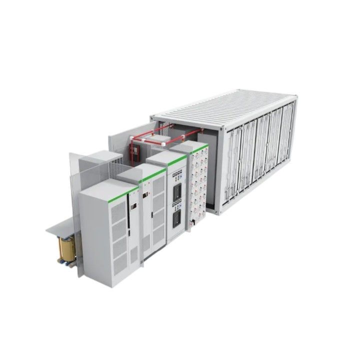 ESS 10 ans Durée de vie Armoire à batterie extérieure 1MWh 5MWh 10MWh 20ft 40ft Récipient Système de stockage d'énergie à batterie solaire