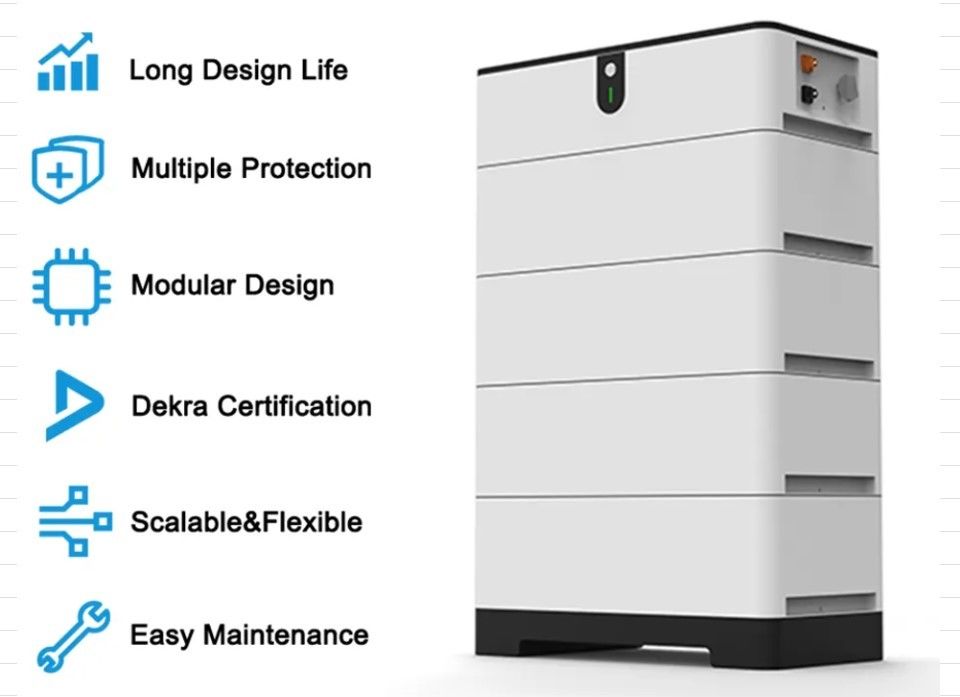 Batterie de stockage d'énergie solaire à haute tension EU 10kWh 15kWh 20kWh Batterie LiFePO4 pour l'énergie solaire hybride hors réseau