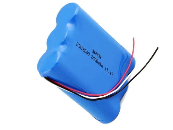 11.1V/12V 2600mAh 18650 batterie au lithium IEC62133 batterie de robot à vide pour équipement médical