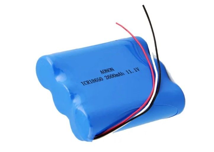11.1V/12V 2600mAh 18650 batterie au lithium IEC62133 batterie de robot à vide pour équipement médical