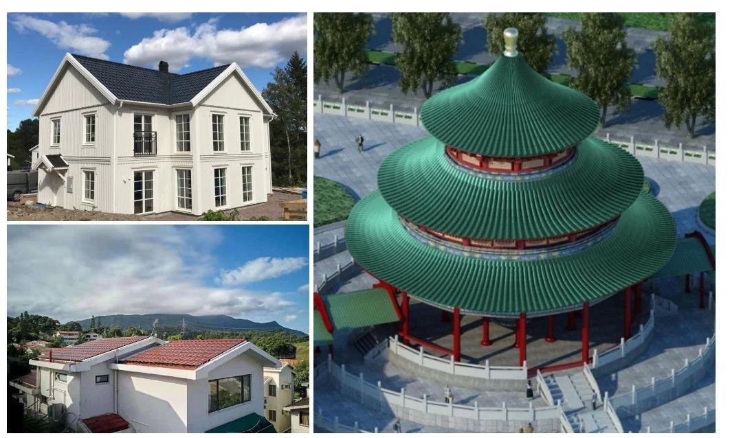25W 28W 32W Trois toits solaires à voûte pour la maison Électricité