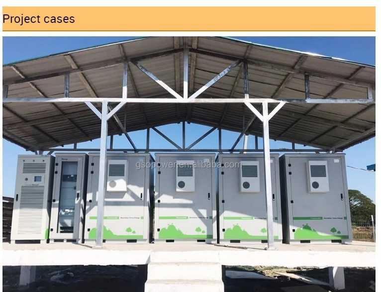 ESS 10 ans Durée de vie Armoire à batterie extérieure 1MWh 5MWh 10MWh 20ft 40ft Récipient Système de stockage d'énergie à batterie solaire