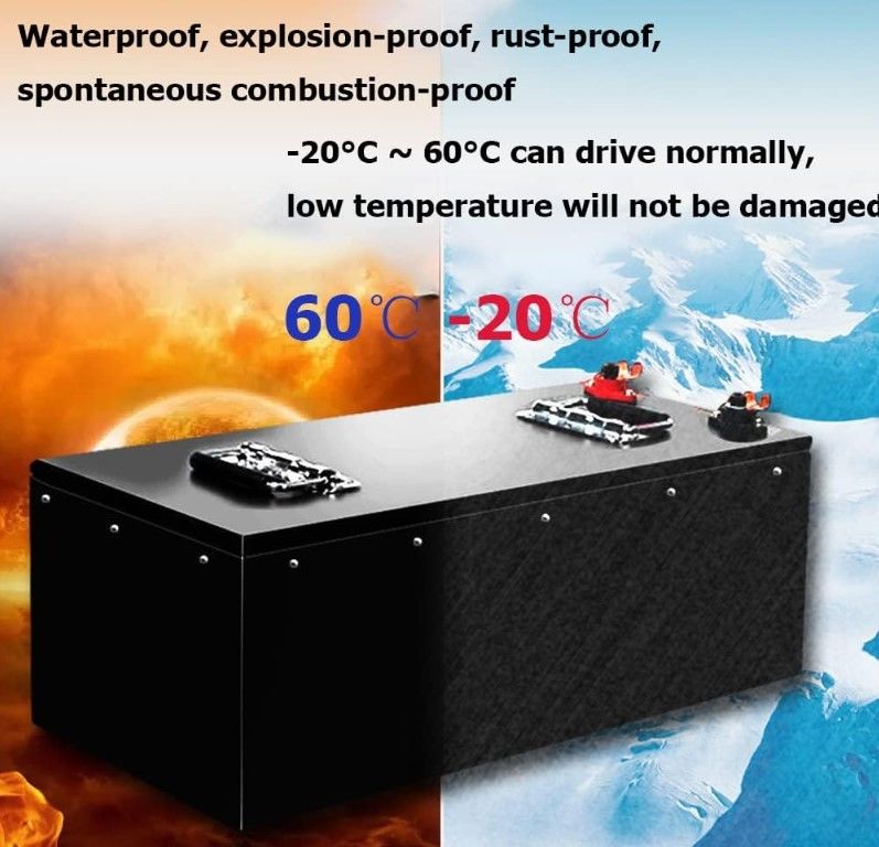48V 100Ah LiFePO4 batterie au lithium 3000+ cycle profond avec puissance de secours BMS pour E tricycle voiture électrique